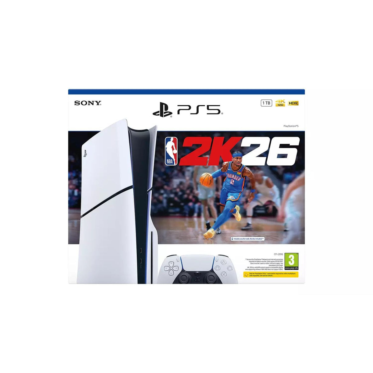 PlayStation 5 Slim Console & NBA 2K26 Bundle
